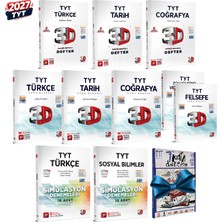 3D Yayınları 2027 Tyt 3D Türkçe-Tarih-Coğrafya-Felsefe-Din K.video Çözümlü Defter-Soru Bankası ve Deneme Seti