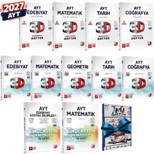 3D Yayınları 2027 Ayt 3D Eşit Ağırlık Video Çözümlü Defter-Soru Bankası ve Deneme Seti