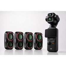 Teknoroket Djı Osmo Pocket 4p Uyumlu Profesyonel 4'lü Filtre Seti Cpl + ND16 + ND32 + ND64