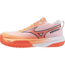 Mizuno Neo Jump Unisex Voleybol Ayakkabısı Beyaz / Turuncu