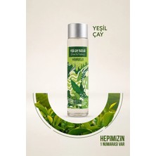 Bargello Yeşil Çay Tazeliği Cam Dökme Kapak Kolonya Edc 180 ml