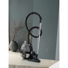 Schafer Vortex Toz Torbasız Elektrikli Süpürge-Gümüş/siyah