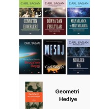 Say Carl Sagan 6 Kitap Seti + Geometri Hediye
