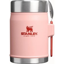Stanley The Legendary Food Jar + Spork 0.4l / 14OZ Peach Rose Yemek Termosu