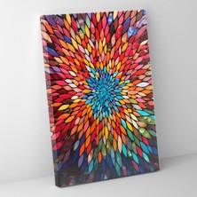 Painted Anarchy Kaledoskopik Senfoni Gerçekçi Heykel Desenler ile Görsel Zenginlik Kanvas Duvar Tablosu