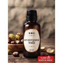 E.M.S 50 ML AT KESTANESİ  YAĞI % 100 SAF SOĞUK PRES DOĞAL AT KESTANESİ YAĞI.