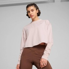 Uhlsport Puma 52568849 Studio Cloudspun Crew - Short Kadın Sweatshirt