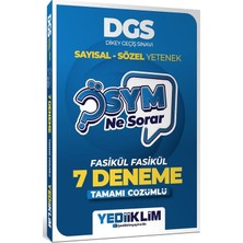 Yediiklim Yayınları 2027 Ösym Ne Sorar Dgs Sayısal Sözel Yetenek Tamamı Çözümlü Fasikül Fasikül 7 Deneme