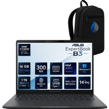 Asus Expertbook B3 Intel Core Ultra 5 225H 16 GB Ddr5 1 Tb SSD 14'' Wuxga IPS Windows 11 Pro Dizüstü Bilgisayar B3405CCA-U5225H16512B0DRNP02