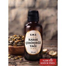 E.M.S 50 ML KABAK ÇEKİRDEĞİ YAĞI % 100 SAF SOĞUK PRES DOĞAL KABAK ÇEKİRDEĞİ YAĞI.