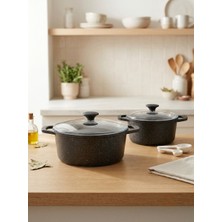 Haschef Elmas Ikili Derin Tencere 20 - 24 cm
