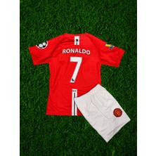 Candy Cup Ronaldo Manchester United 2008 Sezon Kısa Kol Futbol Çocuk Forması