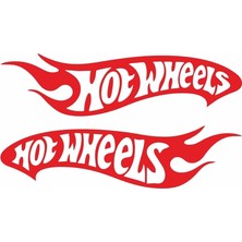 MS Major Selection Hot Wheels Araba, Motorsiklet, Kask, Laptop, Cam, Duvar Sticker 23X6 cm 2 Adet