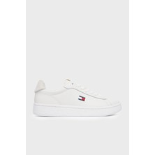 Tommy Jeans Deri Sneaker Ayakkabı Kadın Ayakkabı EN0EN03146 Ybl