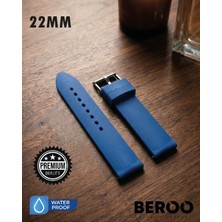 Beroo Straps Premium Düz Silikon Saat Kordonu – Ultra Dayanıklı, Esnek ve Su Geçirmez