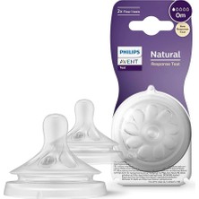 Philips Avent Natural Response 2'li Biberon Emziği, 1 Numara, 0 Ay+