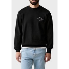 Tommy Hilfiger Logolu Pamuklu Regular Fit Bisiklet Yaka Sweat Erkek Sweat MW0MW43218 Bds