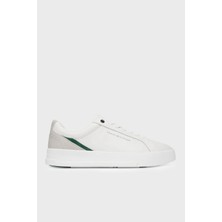Tommy Hilfiger Deri Sneaker Ayakkabı Erkek Ayakkabı FM0FM05879 Ybl
