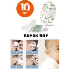 BENCEAL 10'lu Bebek Çocuk Kulak Için Su Geçirmez Bant Duş Kuaför Havuz Yüzme Kulak Koruyucu Yüzme Bandı