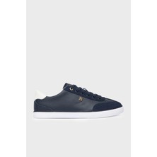 Tommy Hilfiger Logolu Deri Sneaker Ayakkabı Kadın Ayakkabı FW0FW09391 Dw6
