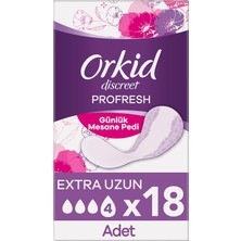 Orkid Mesane Pedi Ekstra Uzun Süper Ekonomik Paket 18 Adet Ped