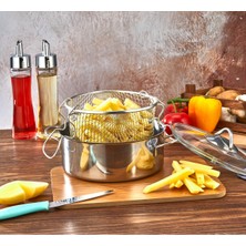 Polochef Cookchef Protico Çelik Kızartma Tenceresi 20 Cm