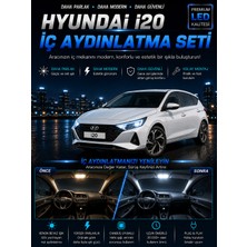 Duolight Hyundai I20 2021 Sonrası Premium LED Iç Aydınlatma Seti 6000K Xenon Beyaz Plug & Play
