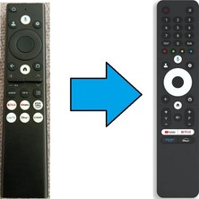 Tayfun Dijitsu Google Tv Kumanda Mikrofonlu-Resimde Sağdaki Gönderilir