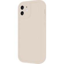 Mabelme Store Apple Iphone 11 Kılıf Viera Silikon - Krem