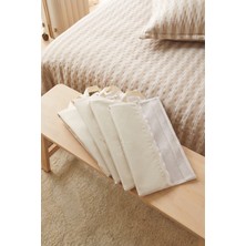 Ocean Home Textile 4'lü Bej Renk Fileli Oxford Kumaş Ayakkabı Düzenleyici Taşıma Çantası Seti 22 x 40 x 9 cm