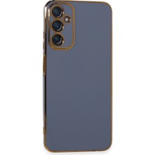 Mabelme Store Samsung Galaxy A05S Kılıf Volet Silikon - Mavi