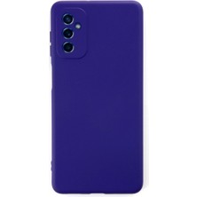 Mabelme Store Samsung Galaxy M52 5g Kılıf Nano Içi Kadife Silikon - Mor