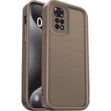 Mabelme Store Xiaomi Redmi 10 2022 Kılıf Viera Silikon - Kahverengi