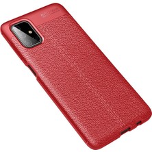 KSB Store Samsung Galaxy M51 Kılıf Auto Focus Kapak - Kırmızı