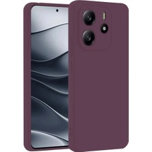 Mabelme Store Xiaomi Redmi Note 14 4g Kılıf First Silikon - Mürdüm