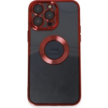 Mabelme Store Apple Iphone 14 Pro Max Kılıf Slot Silikon - Kırmızı