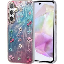Mabelme Store Samsung Galaxy A35 5g Kılıf Blade Aynalı Desenli Kapak - Desen 4