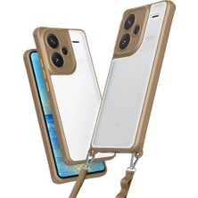 Mabelme Store Xiaomi Redmi Note 13 Pro Plus Kılıf Penta Silikon Kılıf - Çöl Titanyum