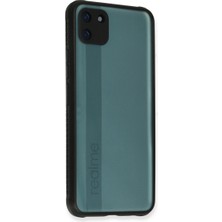Mabelme Store Realme C11 Kılıf Miami Şeffaf Silikon - Siyah