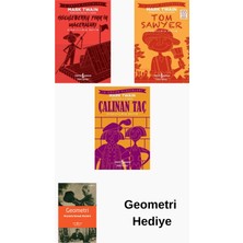 İş Bankası Kültür Yayınları Mark Twain 3 Kitap Seti + Geometri Hediye