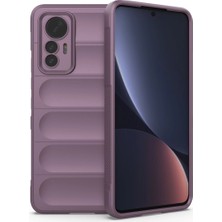 Mabelme Store Xiaomi Mi 12 Lite Kılıf Optimum Silikon - Mor