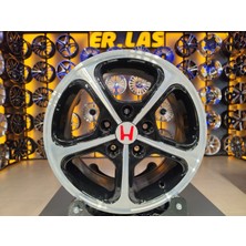 Honda 4 Adet Honda Orıjınal 6.5*15 5*114.3 ET45 64.1 Black Mack Jant Revize Edilmiş (Takım)
