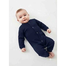 Güler Butik Yenidoğan Erkek Bebek Indigo Soft Tulum Şık Bebek Kıyafeti Rahat Günlük Bebek Giyim