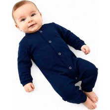 Güler Butik Yenidoğan Erkek Bebek Indigo Soft Tulum Şık Bebek Kıyafeti Rahat Günlük Bebek Giyim