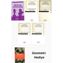 İş Bankası Kültür Yayınları Fyodor Mihayloviç Dostoyevski 5 Kitap Seti + Geometri Hediye