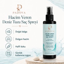 Padova Hacim Veren Deniz Tuzu Saç Spreyi 150 ml Doğal Dalga Dolgun ve Esnek Görünüm
