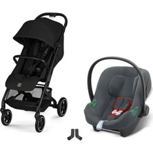 Cybex Beezy Travel Sistem | Magic Black & Aton Steel Grey