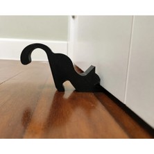 Kedi Şeklinde Kapı Stoperi (Kapı Tutucu) Plastik Minimal