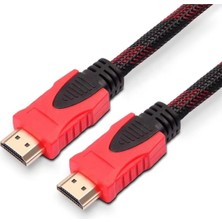 Sensei S-N14050 2k 1.4V 3D 5 Metre Altın Uçlu Örgülü HDMI Kablo