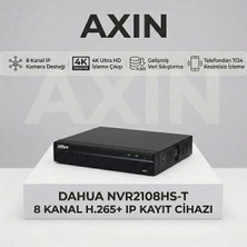 Dahua NVR2108HS-T 8 Kanal H.265+ 4K Destekli Profesyonel Ip Nvr Kayıt Cihazı